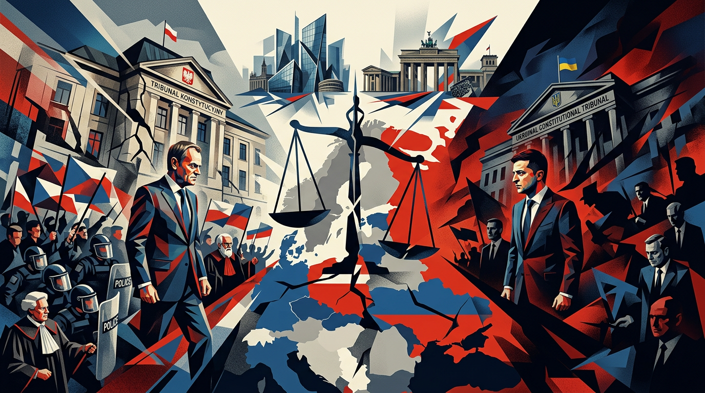 Crisis constitucionales de Polonia y Ucrania